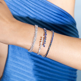 Fiamma Marquise Diamond Tennis Bracelet
