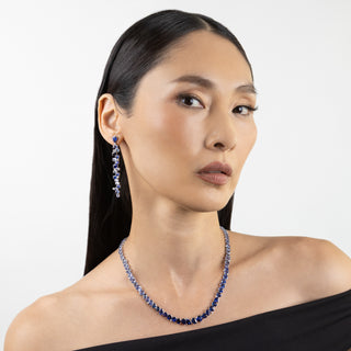 Mavi Blue Sapphire Ombré Necklace