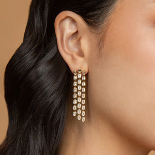 Alize Diamond Statement Earrings - Jewelry - RUCHI New York