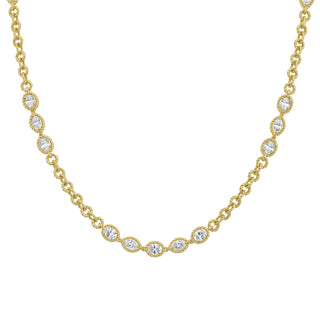 Amalfi Diamond Necklace - Jewelry - RUCHI New York