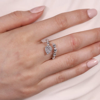 Amaryllis Diamond Wrap Ring - Jewelry - RUCHI New York