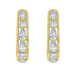 Arc Diamond Hoops - Jewelry - RUCHI New York