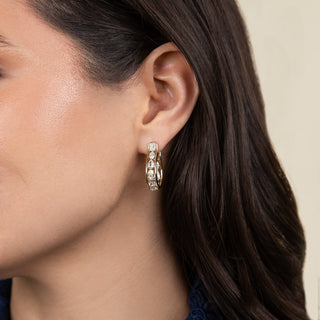 Arc Diamond Hoops - Jewelry - RUCHI New York