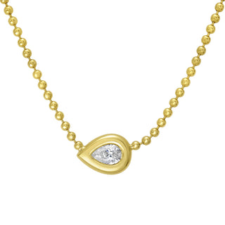 Arc Diamond Pendant Necklace - Jewelry - RUCHI New York