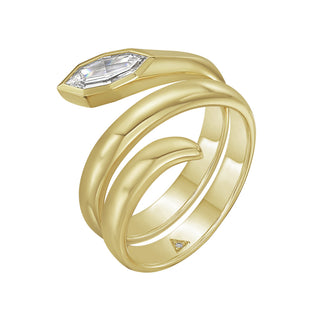 Aris Diamond Wrap Ring - Jewelry - RUCHI New York
