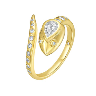 Bem Diamond Wrap Ring - Jewelry - RUCHI New York