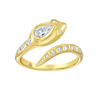 Bem Diamond Wrap Ring - Jewelry - RUCHI New York