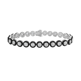 Black Velvet Tennis Bracelet - Jewelry - RUCHI New York