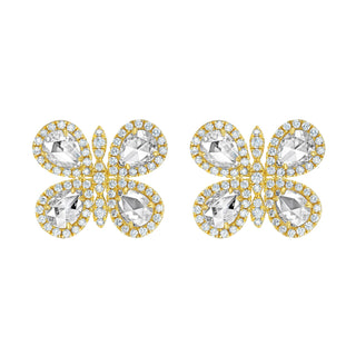Butterfly Mini Diamond Stud Earrings - Jewelry - RUCHI New York