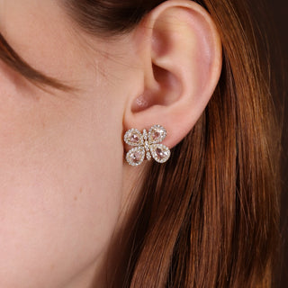 Butterfly Mini Diamond Stud Earrings - Jewelry - RUCHI New York