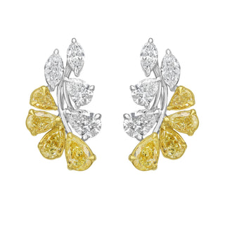 Celara Fancy Diamond Studs - Jewelry - RUCHI New York