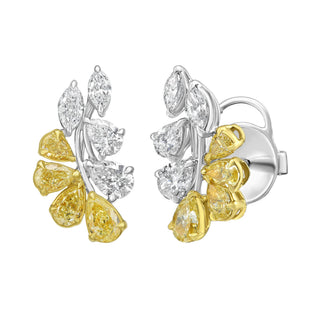 Celara Fancy Diamond Studs - Jewelry - RUCHI New York