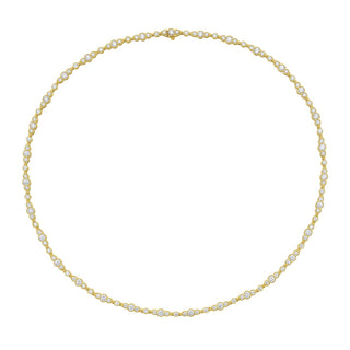 Corsia Diamond Bezel Necklace - Jewelry - RUCHI New York