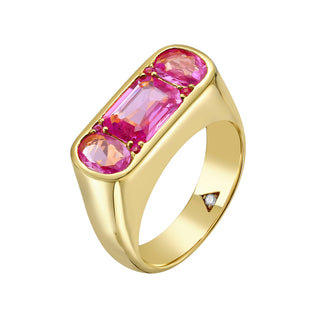 Dolce Pink Sapphire Ring - Jewelry - RUCHI New York