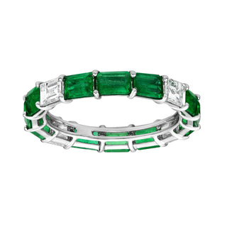 Esme Diamond and Emerald Band - Jewelry - RUCHI New York