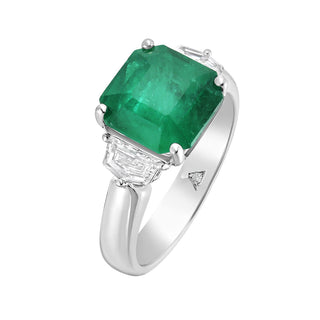 Esme Emerald Cocktail Ring - Jewelry - RUCHI New York