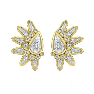 Étoile Diamond Spike Earrings - Jewelry - RUCHI New York