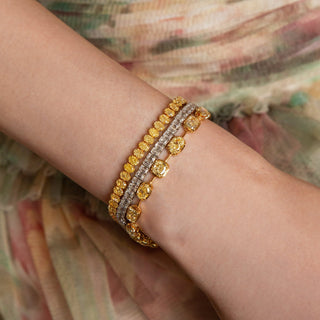 Fenice Fancy Yellow Diamond Bracelet - Jewelry - RUCHI New York