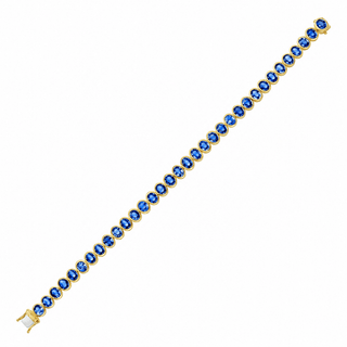 Florentine Blue Sapphire Bracelet - Jewelry - RUCHI New York