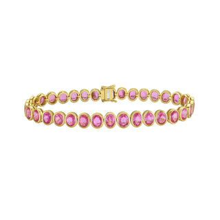 Florentine Pink Sapphire Bracelet - Jewelry - RUCHI New York