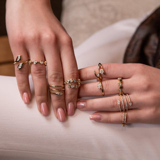 Foliage Diamond Ring - Jewelry - RUCHI New York