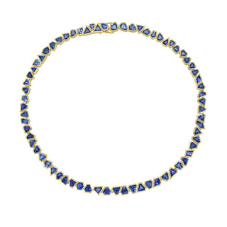 Glacé Blue Sapphire Necklace - Jewelry - RUCHI New York