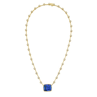 Indigo Tanzanite Pendant Necklace - Jewelry - RUCHI New York