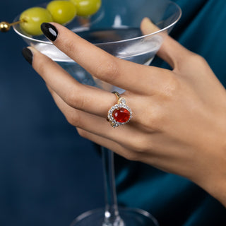 Isadora Fire Opal Ring - Jewelry - RUCHI New York