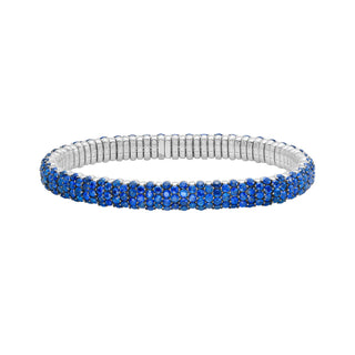 Klimt Blue Sapphire Bracelet in White Gold - Jewelry - RUCHI New York