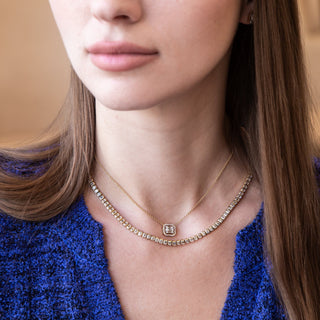 Levant Diamond Tennis Necklace - Jewelry - RUCHI New York