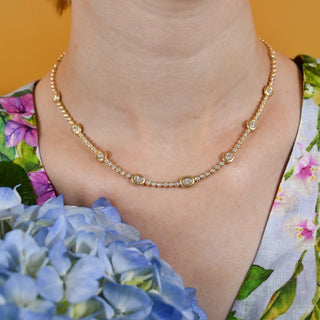 Liora Diamond Necklace - Jewelry - RUCHI New York