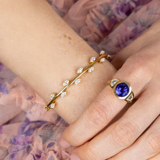 Luce Diamond Bangle - Jewelry - RUCHI New York