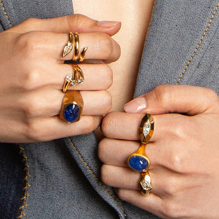 Luxor Diamond Solitaire Ring - Jewelry - RUCHI New York