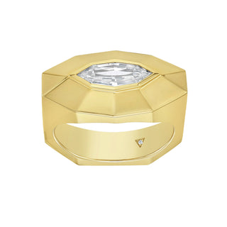 Luxor Diamond Solitaire Ring - Jewelry - RUCHI New York