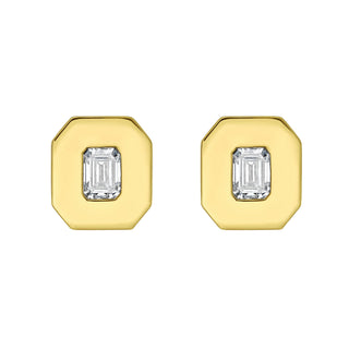 Luxor Diamond Stud Earrings - Jewelry - RUCHI New York