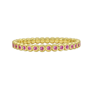 Marguerite Pink Sapphire Bracelet - Jewelry - RUCHI New York