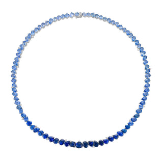 Mavi Blue Sapphire Ombré Necklace - Jewelry - RUCHI New York