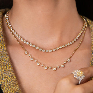 Mia Diamond Necklace - Jewelry - RUCHI New York