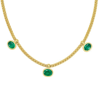 Milia Emerald Necklace - Jewelry - RUCHI New York
