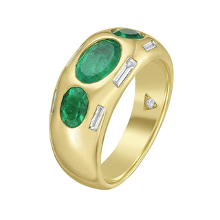 Milia Emerald Ring - Jewelry - RUCHI New York
