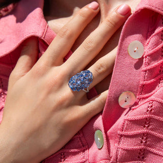 Moraine Blue Sapphire Ring - Jewelry - RUCHI New York
