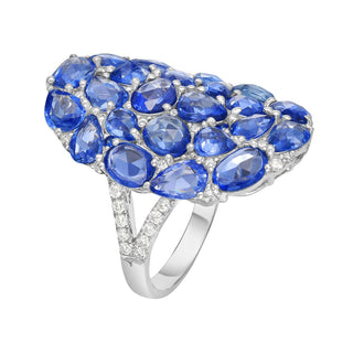 Moraine Blue Sapphire Ring - Jewelry - RUCHI New York