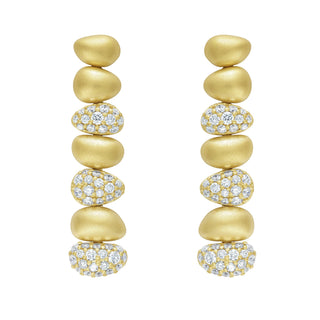 Natera Diamond Linear Earrings - Jewelry - RUCHI New York
