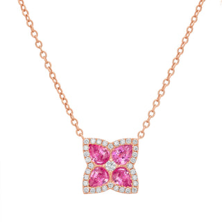 Nectar Pink Sapphire Pendant Necklace - Jewelry - RUCHI New York