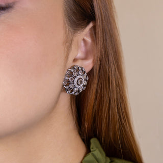 Neve Diamond Studs - Jewelry - RUCHI New York