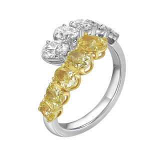 Oriana Fancy Diamond Wrap Ring - Jewelry - RUCHI New York