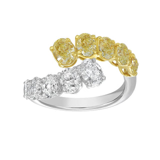 Oriana Fancy Diamond Wrap Ring - Jewelry - RUCHI New York