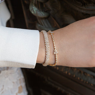 Papillon Blanc Diamond Butterfly Bracelet - Jewelry - RUCHI New York
