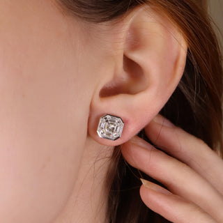Paradis Diamond Stud Earrings - Jewelry - RUCHI New York