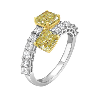 Reverie Fancy Diamond Wrap Ring - Jewelry - RUCHI New York